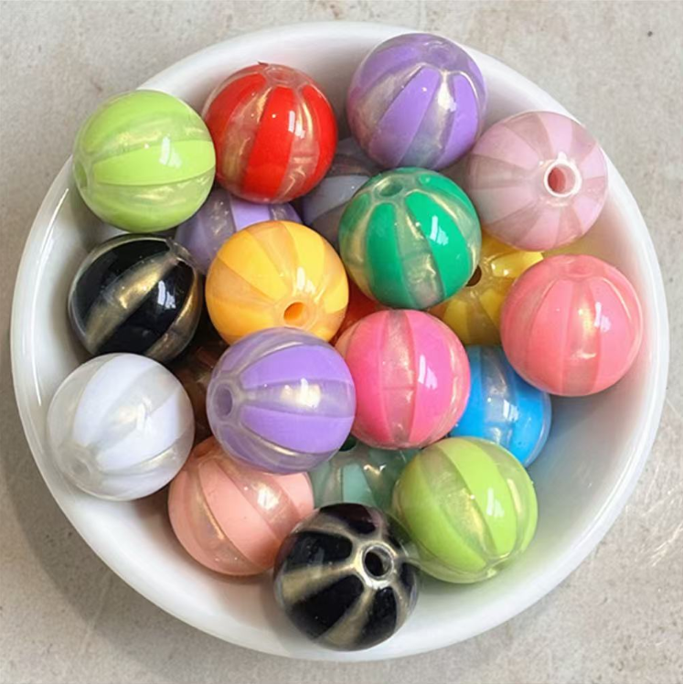 C-35 Basketball Beads(4pcs/bag)(by charms