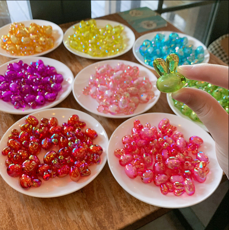 C-39 Luminous Rabbit Beads(4pcs/1bag(by charm)