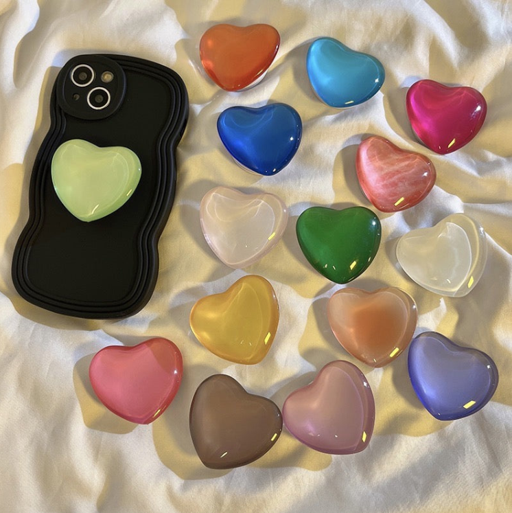 C-30 Candy Heart Phone Holder (13styles (color dots
