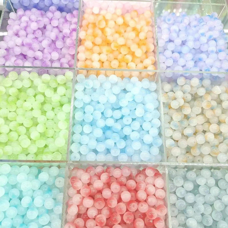 D-05 New Colorful Glass Beads (by charms