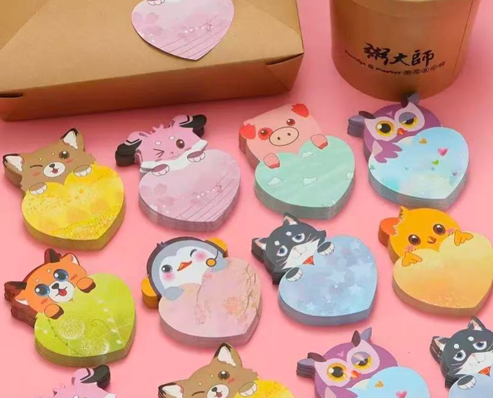 Y-09 Cute Animal Sticker Note(color dots)
