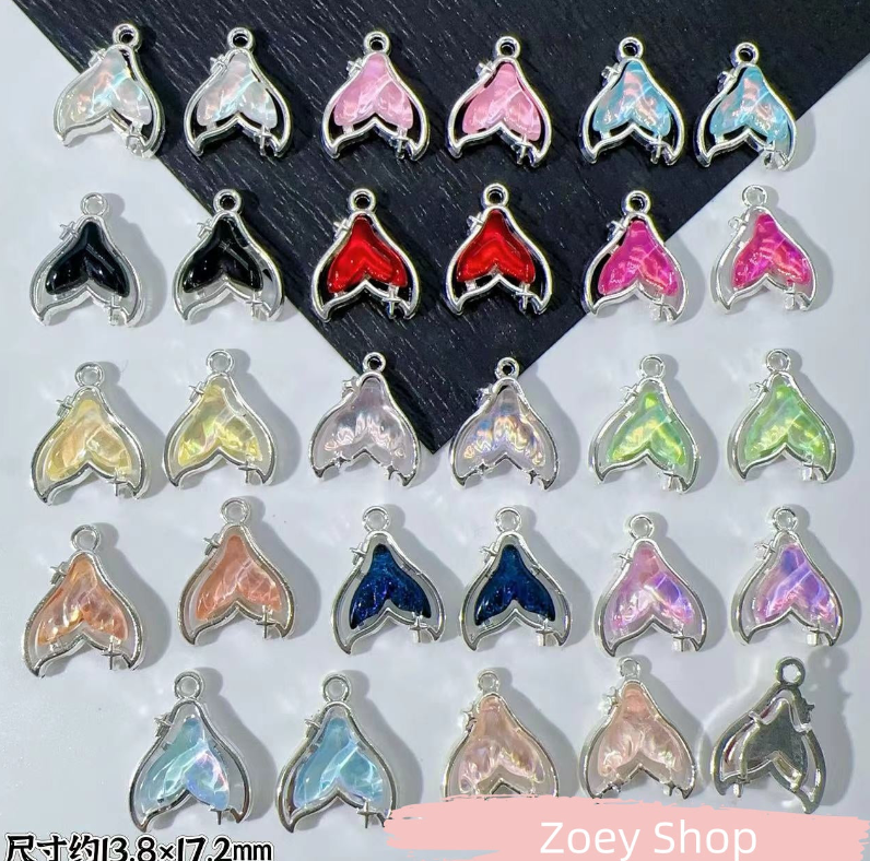 P-04 Mermaid Tail Pendant(4 pcs/bag(by duck