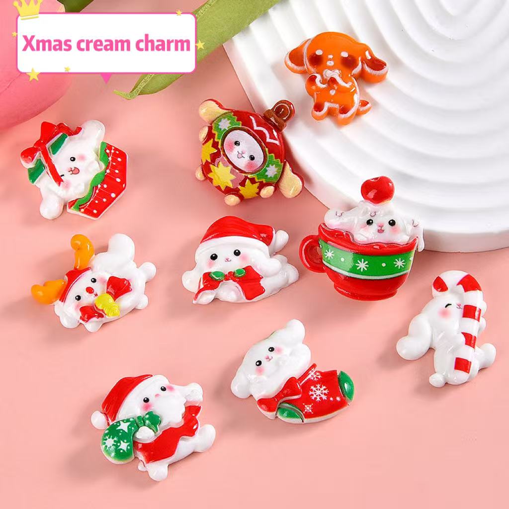 D-18 Xmas Cute Charms (5pcs/bag(by duck