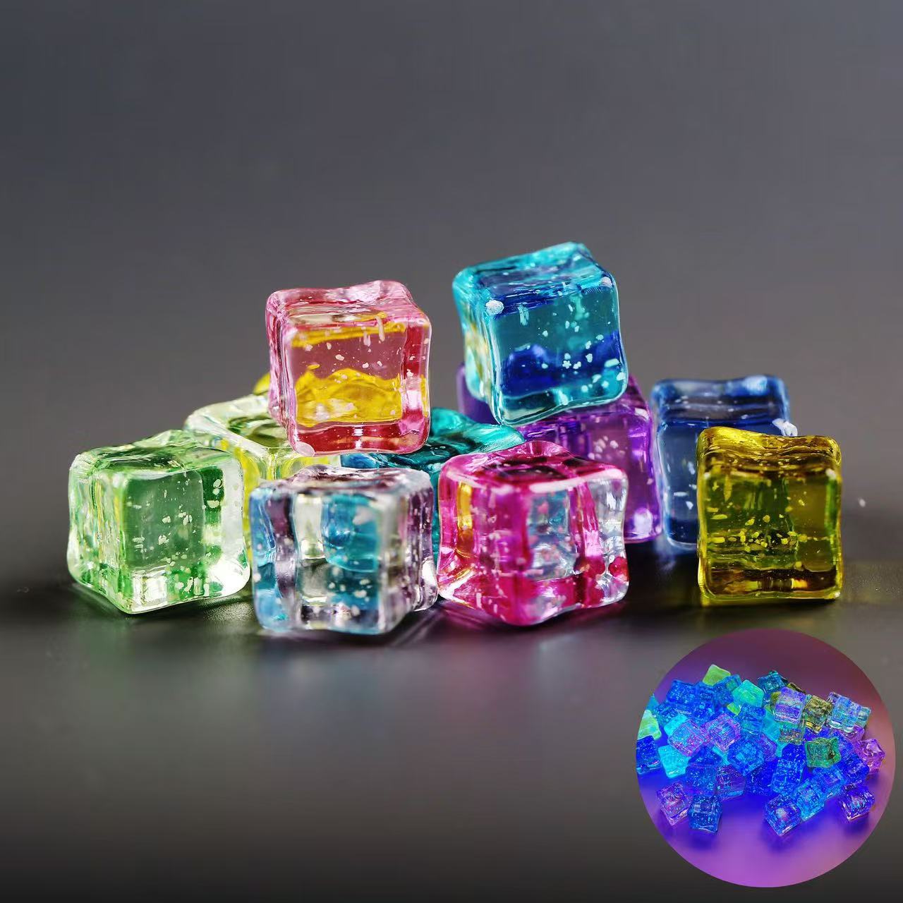 C-12 Luminous Galaxy Ice Cube (3pcs/bags(by duck