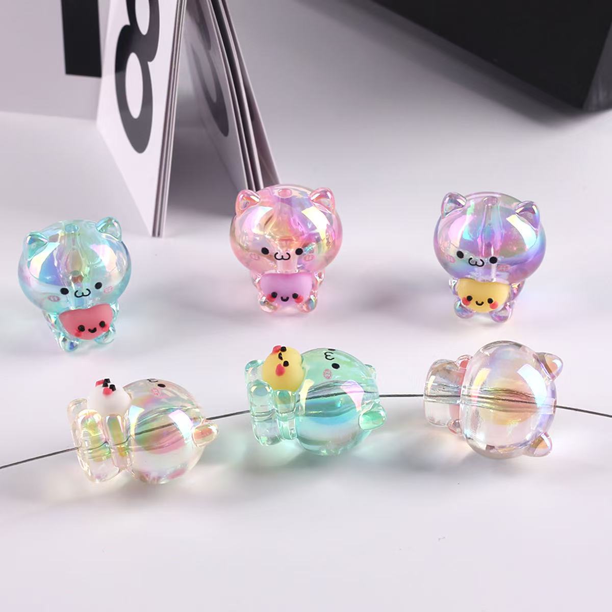 D-19 Galaxy Bear Beads for pen
