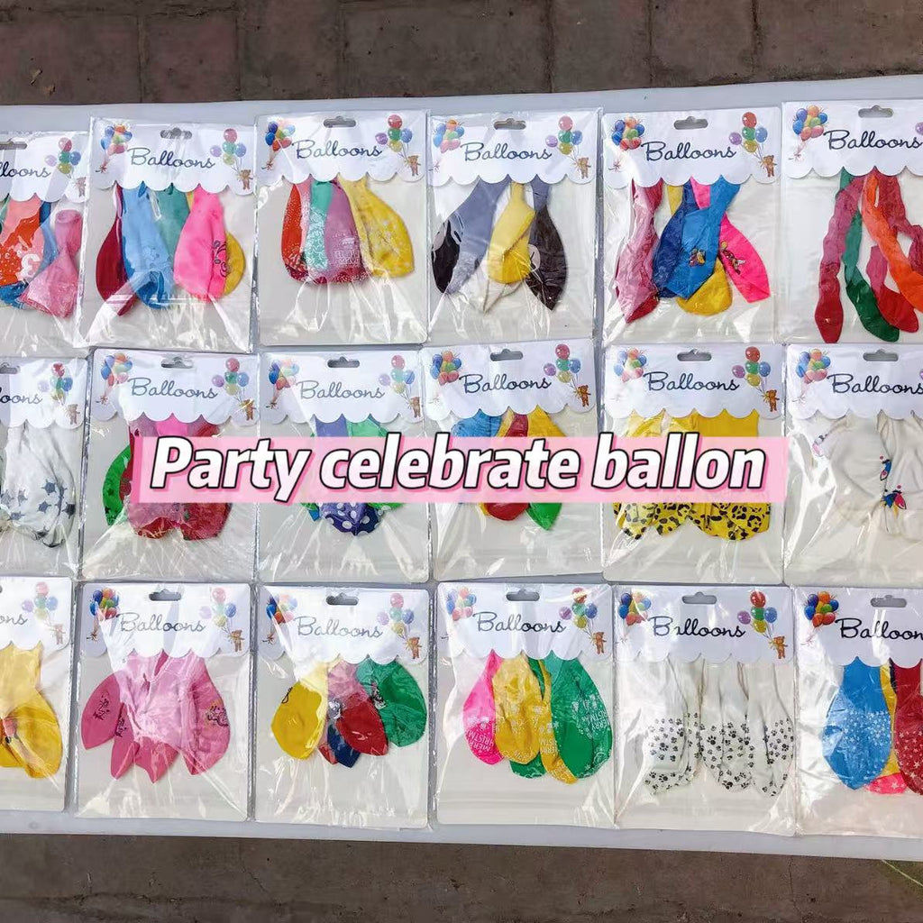 Y-05 Party Ballon Bag (color dots(10pcs/bag
