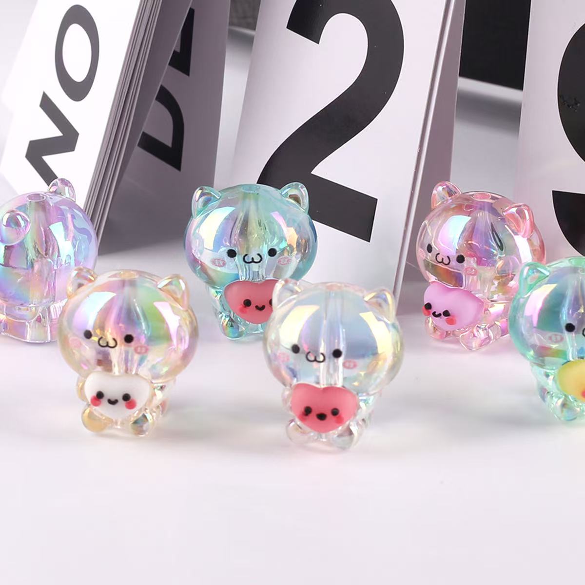 D-19 Galaxy Bear Beads for pen