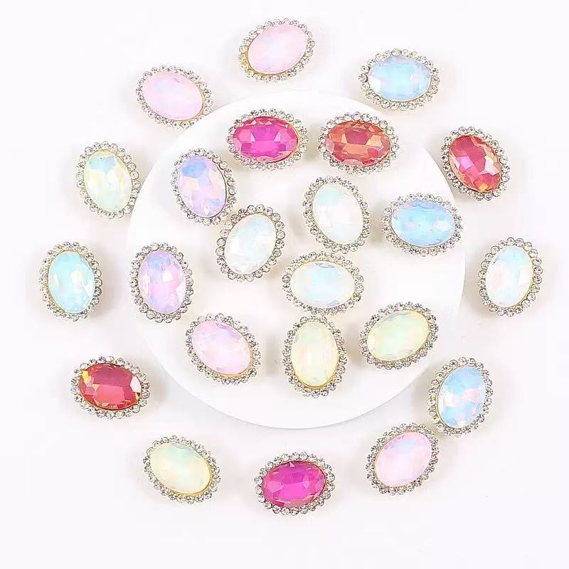 A-(New) P-16 Sunflower Mirror Pendant(color dots)