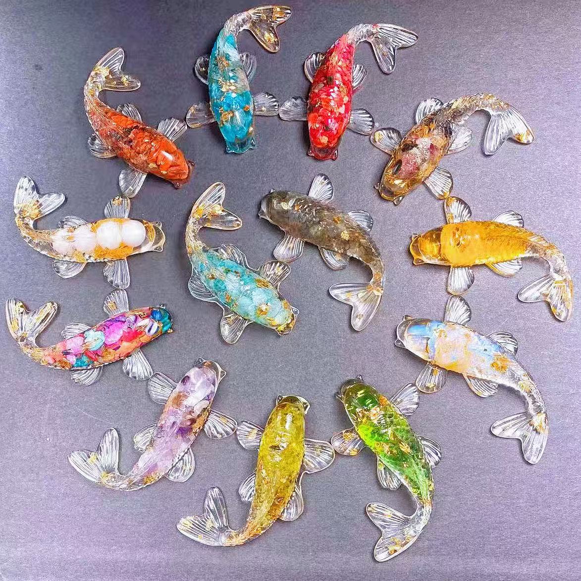 C-06 Crystal Chips Koi Fish (color dots