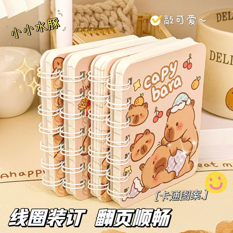 C-16 Capybara Notebook (color dots