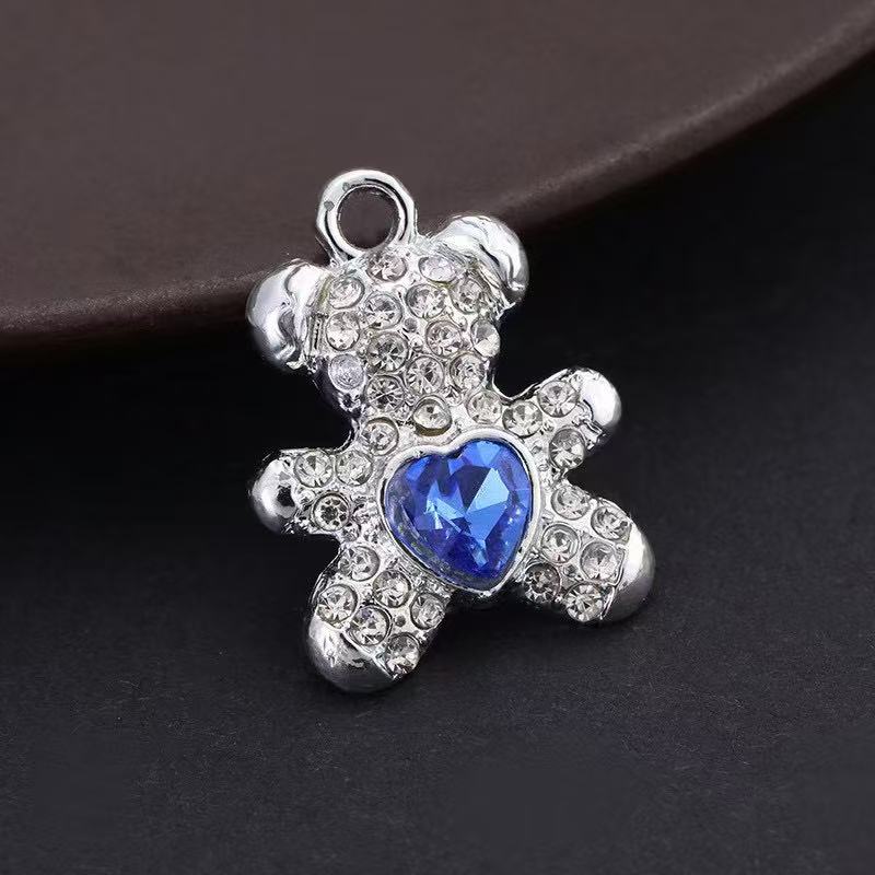 P-01 Heart Bear Pendant (3pcs/bag(by duck