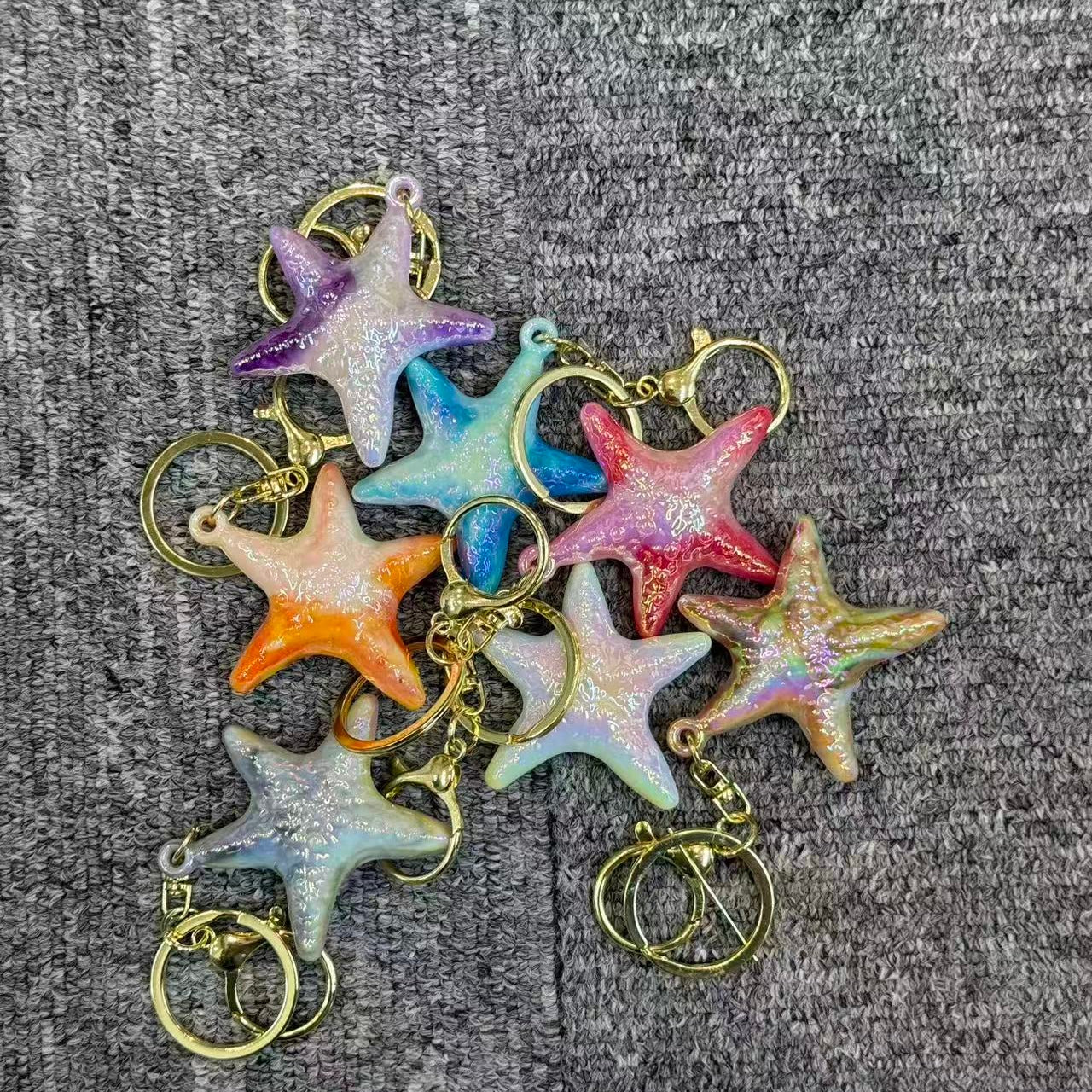 D-06 Starfish Keychain