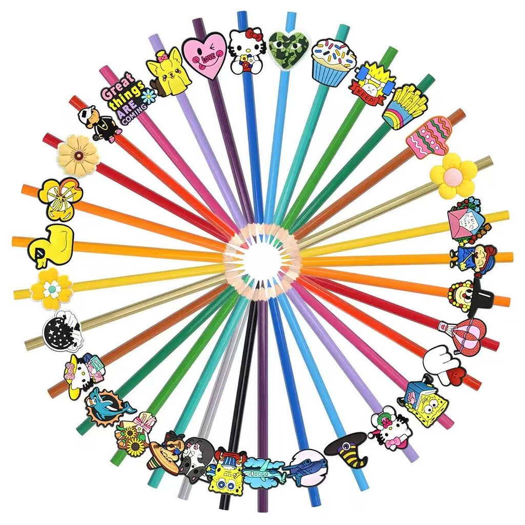 D-03 Cartoon Pen Clips (4 pcs/bag(by duck